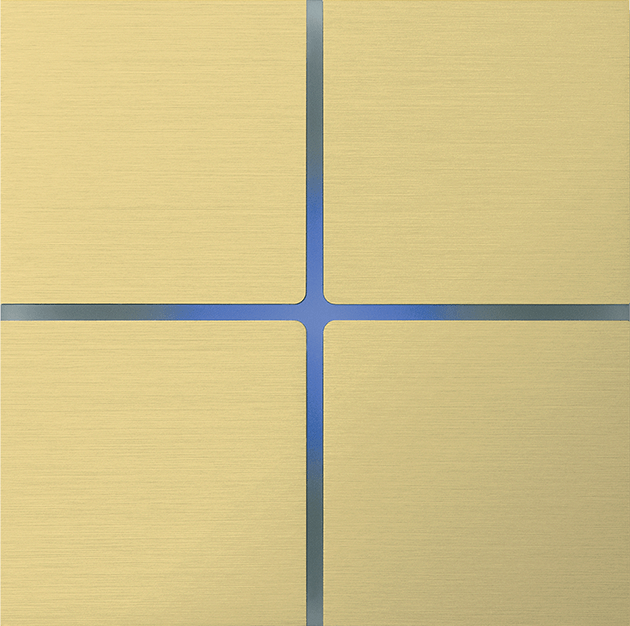 brushed brass