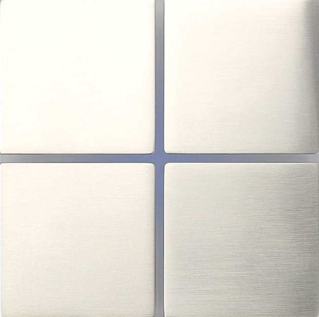 Brushed nickel
