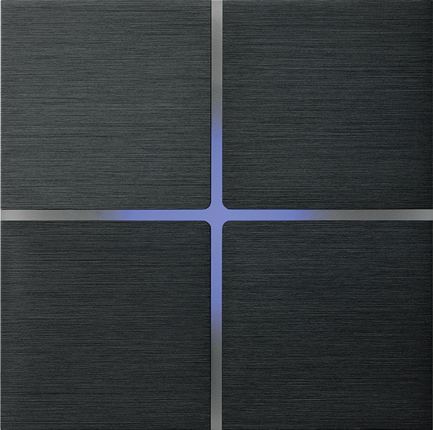 Brushed dark grey