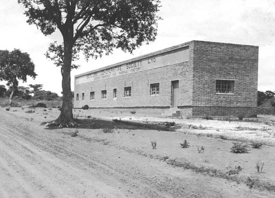 The Abercorn Co-Operative Building opposite the CARS depot at the entrance to Abercorn just West of the Mbulu Stream