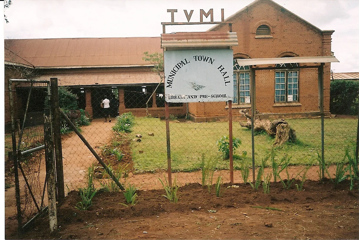 The TVMI in 2006. The Mayor of Mbala has his office here. Photo Jackie Beare. This imposing building was constructed by Mr Jobling and completed in the early 1950s to replace the old TVMI. The Gamwell sisters made a major contribution to the building fund. TVMI was of course the Tanganyika Victoria Memorial Institute. Old Abercorn then being in the Tanganyika District of North Eastern Rhodesia hence the "T" vehicle registration letter.