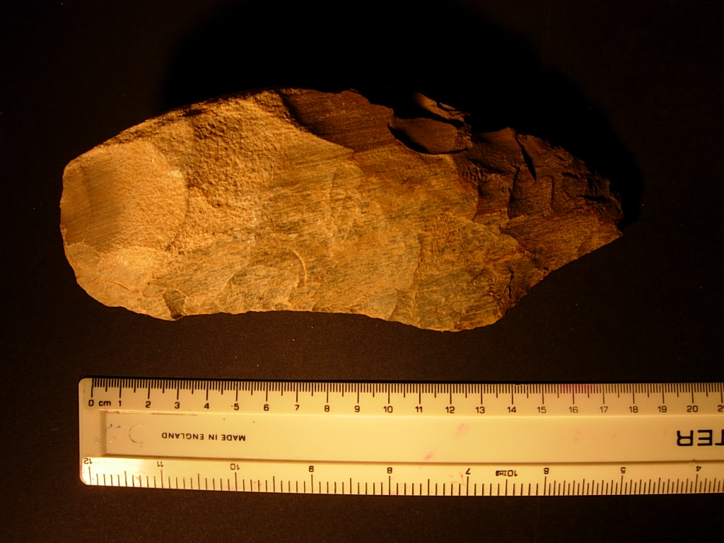 Well shaped hand axe &nbsp;found in the Kalambo River bank by John Carlin. Now in the collection of the Bath Royal Literary and Scientific Institution.&nbsp; 