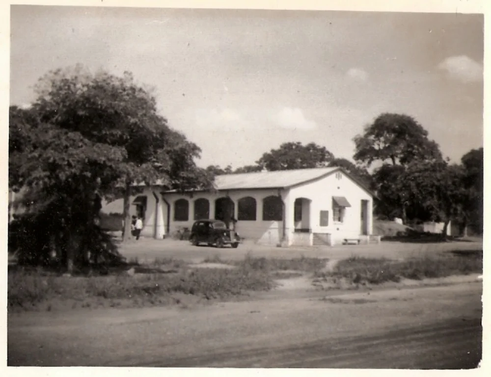 The Boma in Fort Rosebery (Mansa) in the 1950s. Photo Duncan Holland.