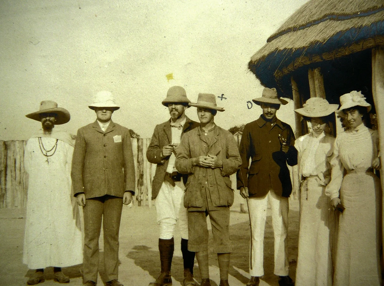 MacKinnon at Luena Mission, NER From the Marshal Collection in the Livingstone Museum.