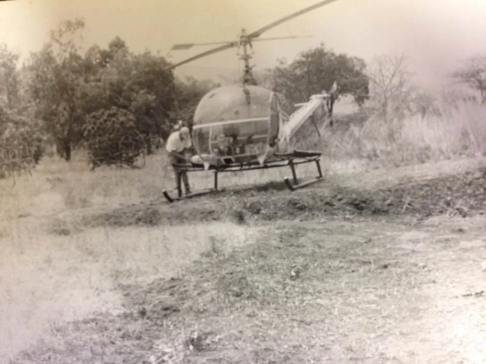 The I.R.L.C.S. Helicopter. Photo courtesy Pippa Abbot.