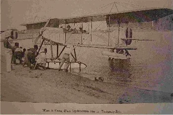 Not really Abercorn but a real flier. This is a Britsh sea plane that was assembled in Albertville and used to threated Kigoma during the First World War.