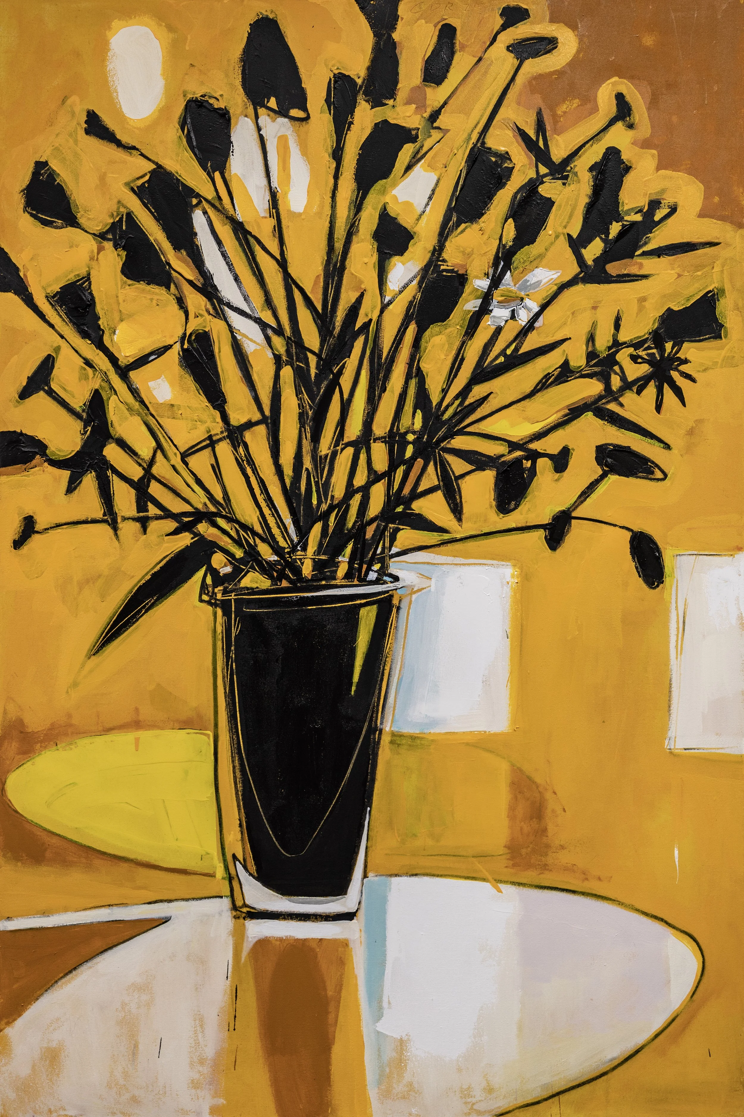 Black Vase Bouquet