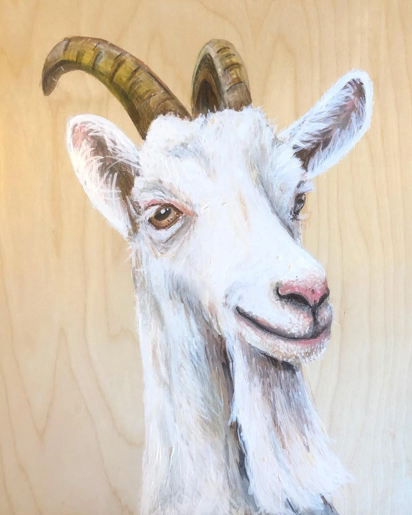 This Happy Goat is on his way to Berlin, Germany 🇩🇪 this week. He's an internationally loved goat 🐐 ❤️

Find you a friend in the Etsy Store. Link in Bio.

#animalart #art #goats #goatsofinstagram #farm #farmhousedecor #farmhousestyle #painting