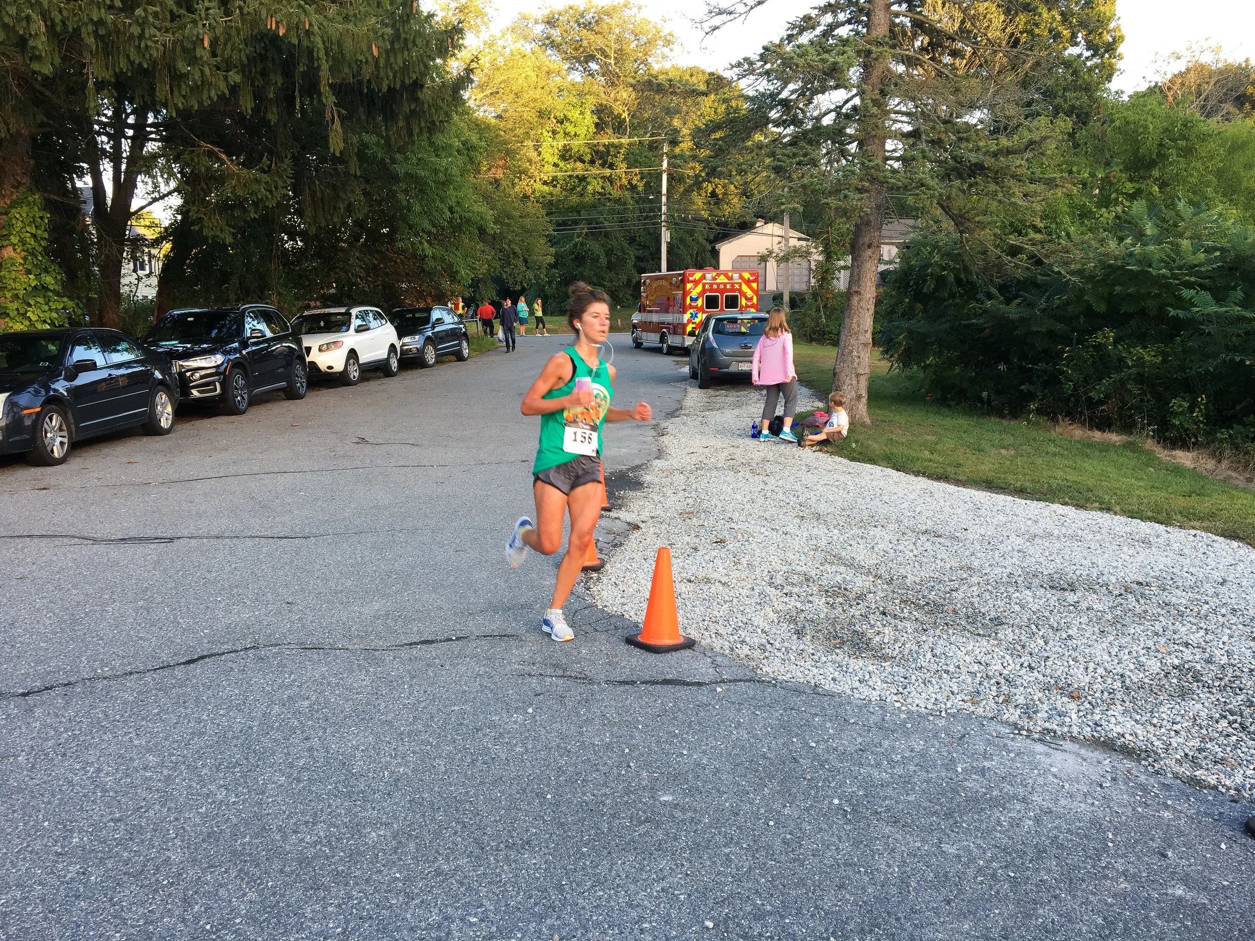 Our women's winner, Shea Campbell, finishing strong!