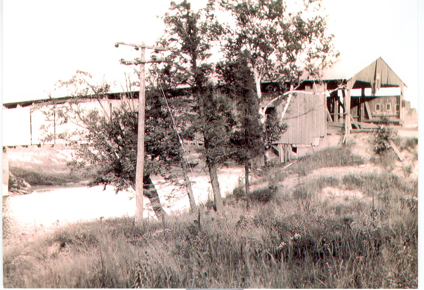 The Winooski River damaged the "Checkered House Bridge" on Rt. 2 during the historic flood of 1927.