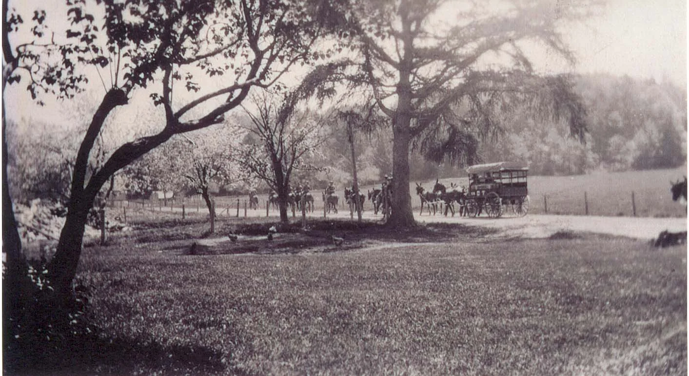 When the U.S. Calvary was stationed at Fort Ethan Allen, mounted troops often passed by the farm. 