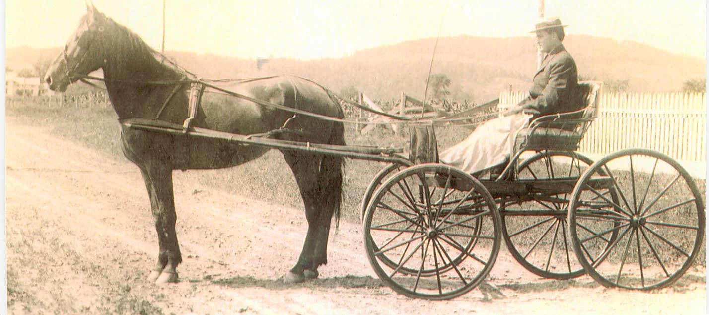 Leverette Conant en route to town