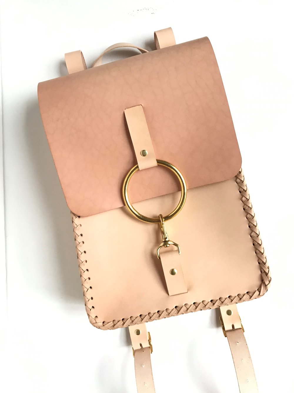 Belt Bag in Nude Leather — Mary Savel