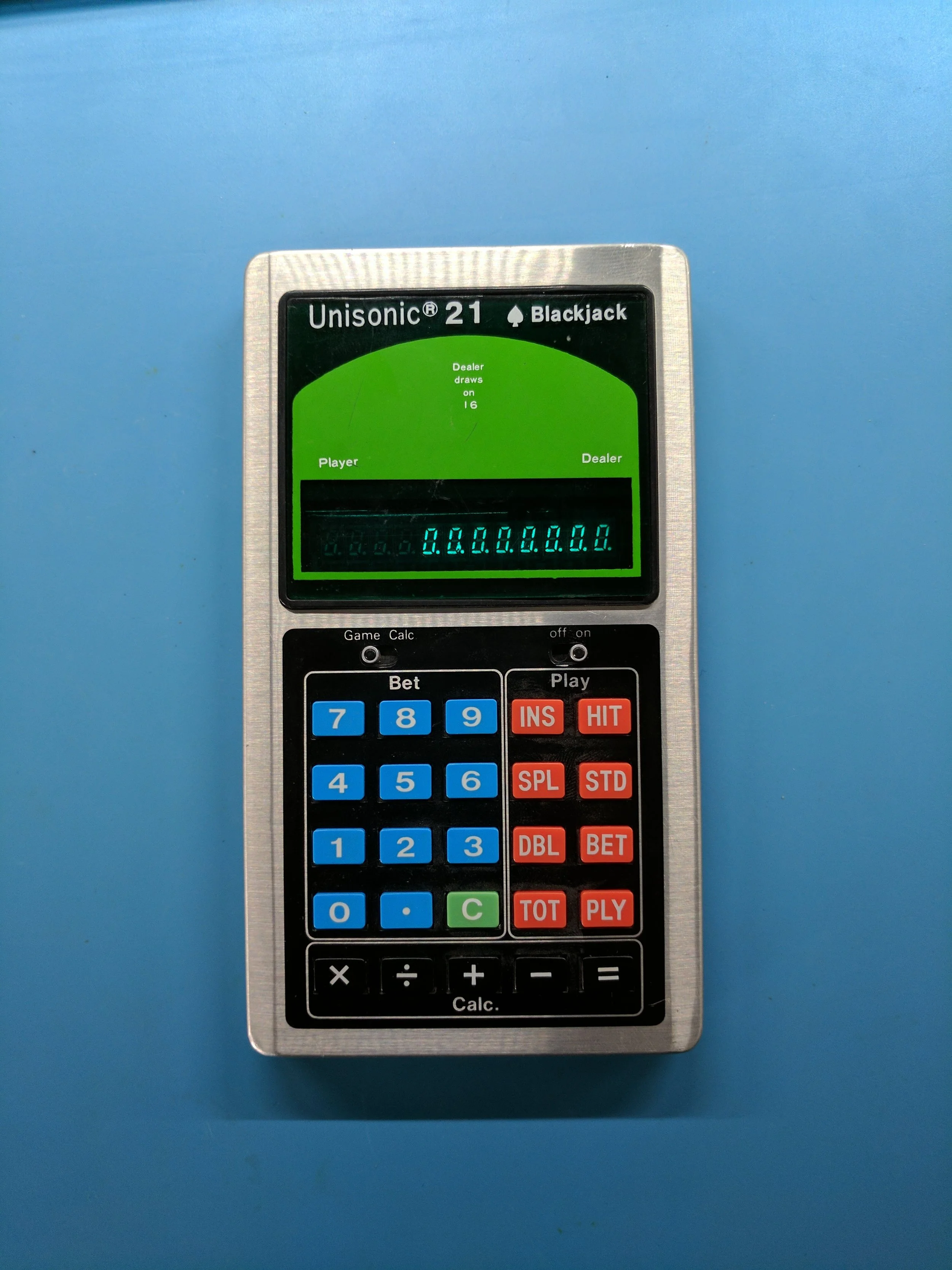My Unisonic 21 (S/N 026255) in game mode.