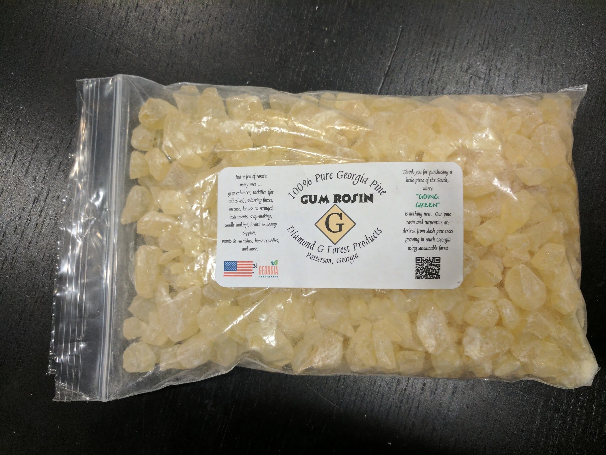 A pound of rosin from eBay for USD 9.00, plus 7.00 shipping.