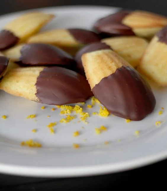 Orange Chocolate Madelines | Fair Trade Treats