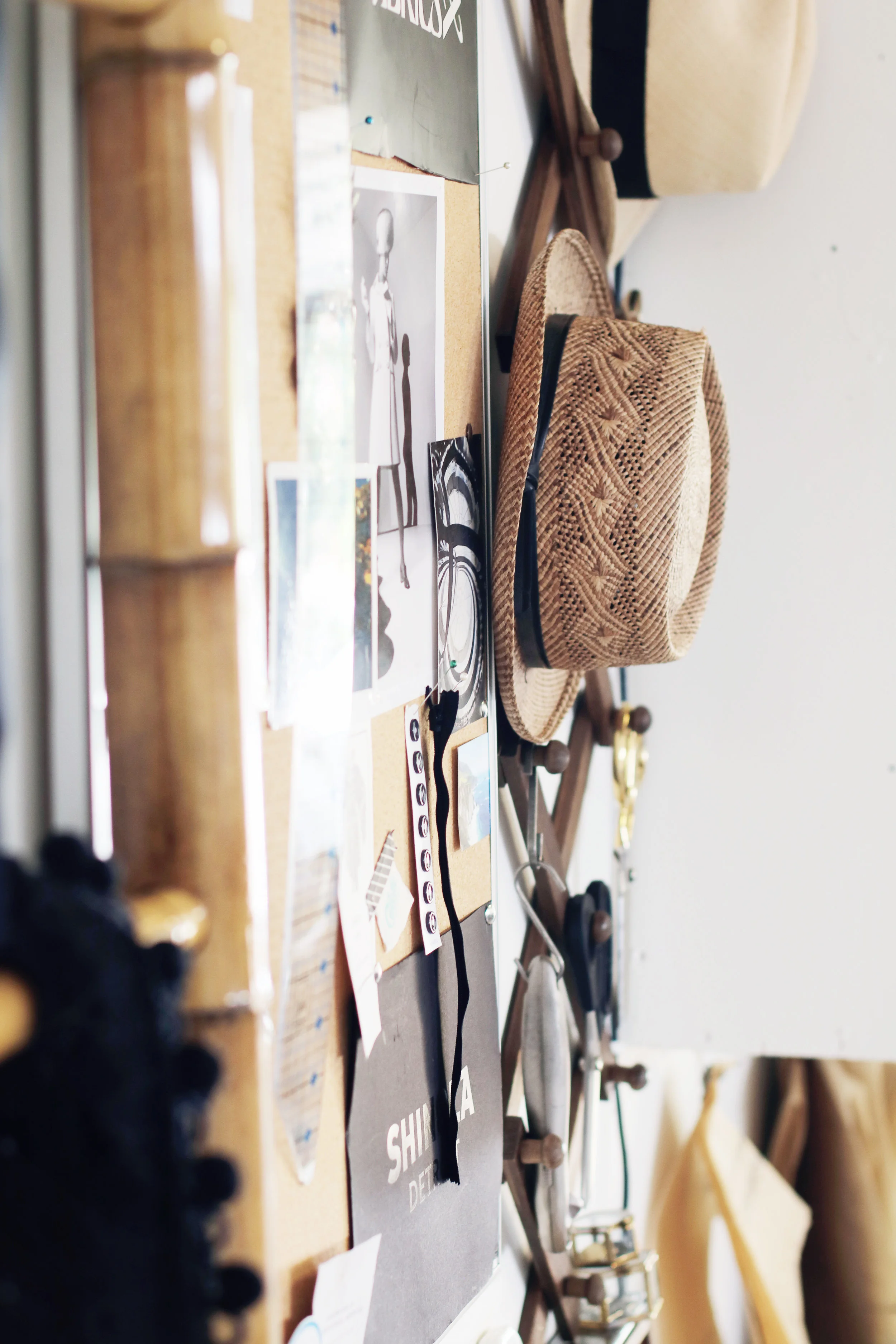 Sewing Room Tour | Bulletin board