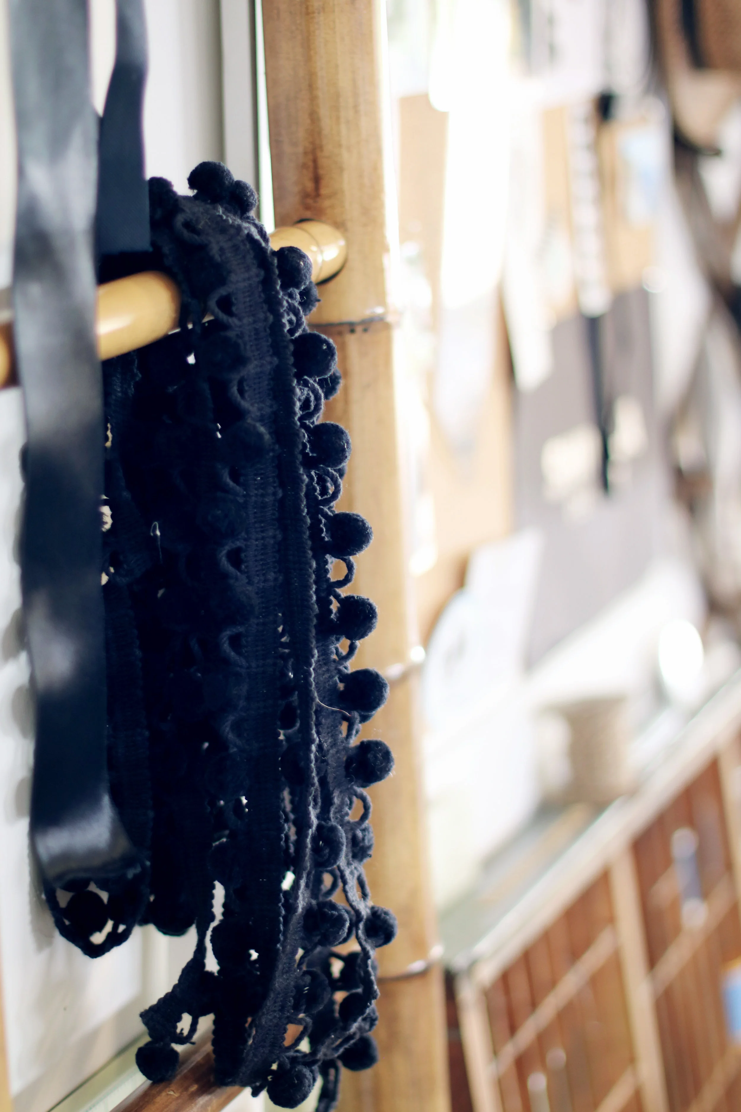 Sewing Room Tour | Trim storage
