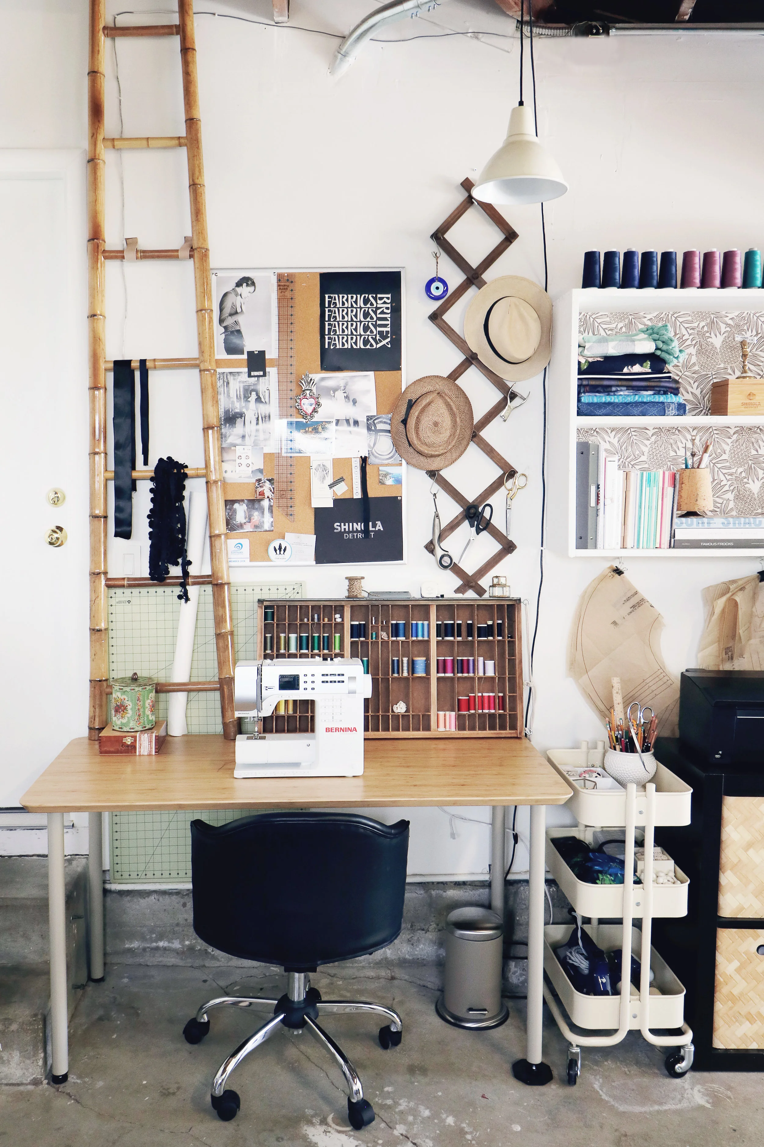 Sewing Space Tour: My Corner of the Garage