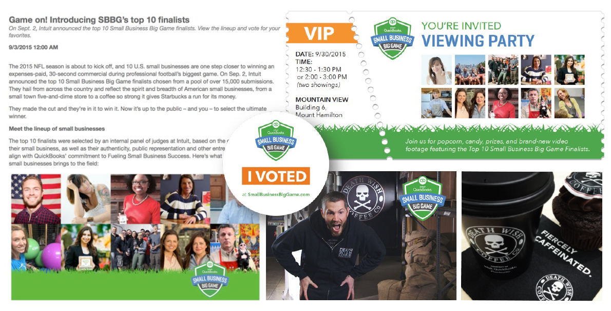 Intranet articles and employee collateral 