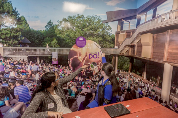 In addition to learning about concerts, students learn about the many other choices they can make at Wolf Trap—from hiking in the Park to buying a t-shirt.