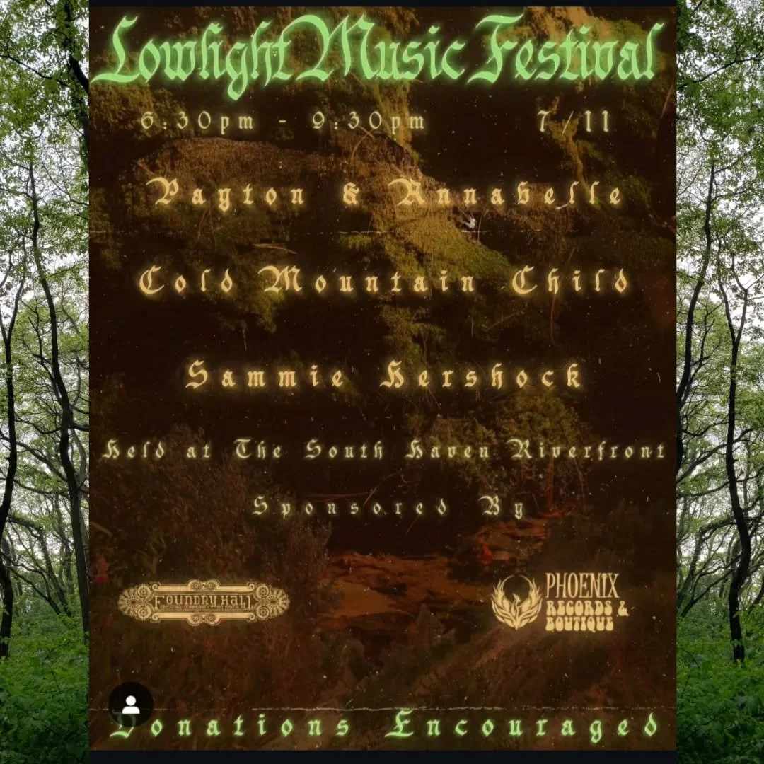 Tonight!
@lowlightmusicfestival !
Big thanks to @phoenixrecordsboutique and @foundryhall for supporting musicmaking