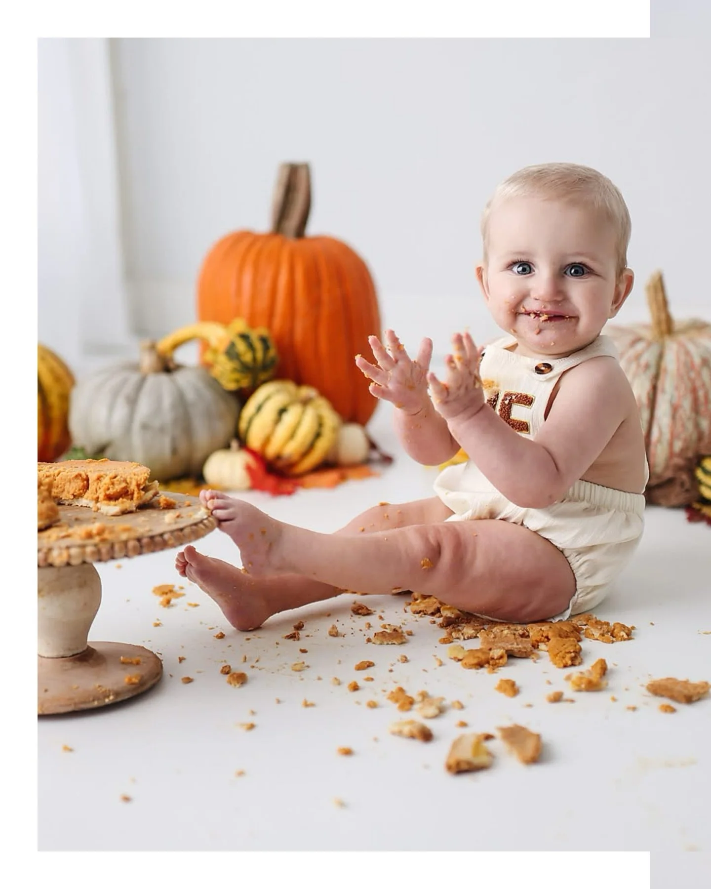 Graham celebrated his birthday the way I hope all of you are today: by bare knuckling an entire pumpkin pie, and sharing it with the ones you love! Happy Thanksgiving! 🍽 🥧 🍁