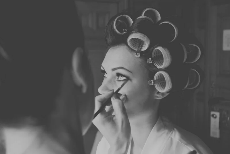 She even looks fit in rollers !!