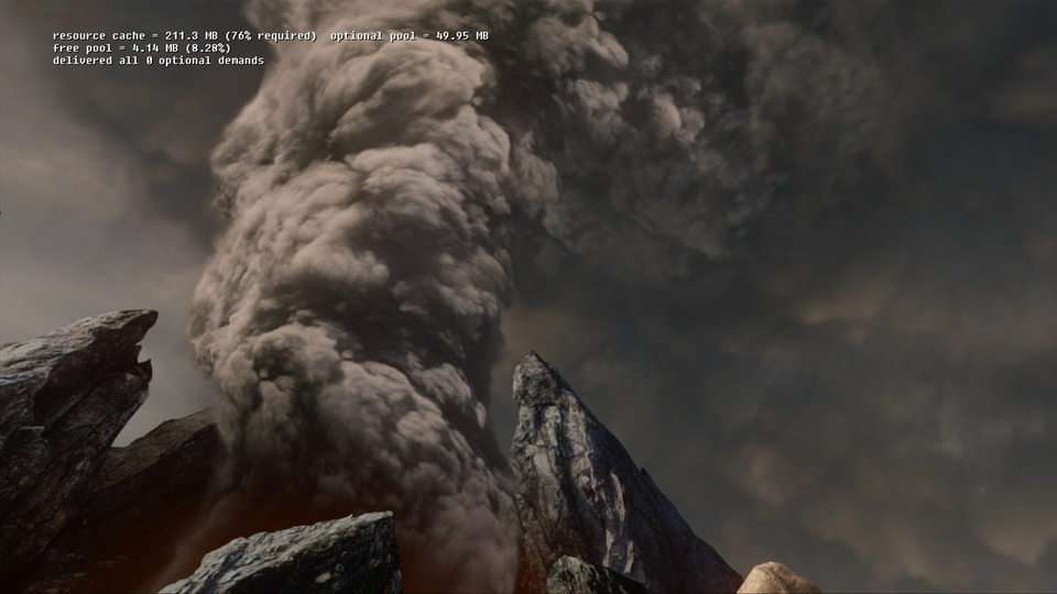  Matte painting volcanic smoke 