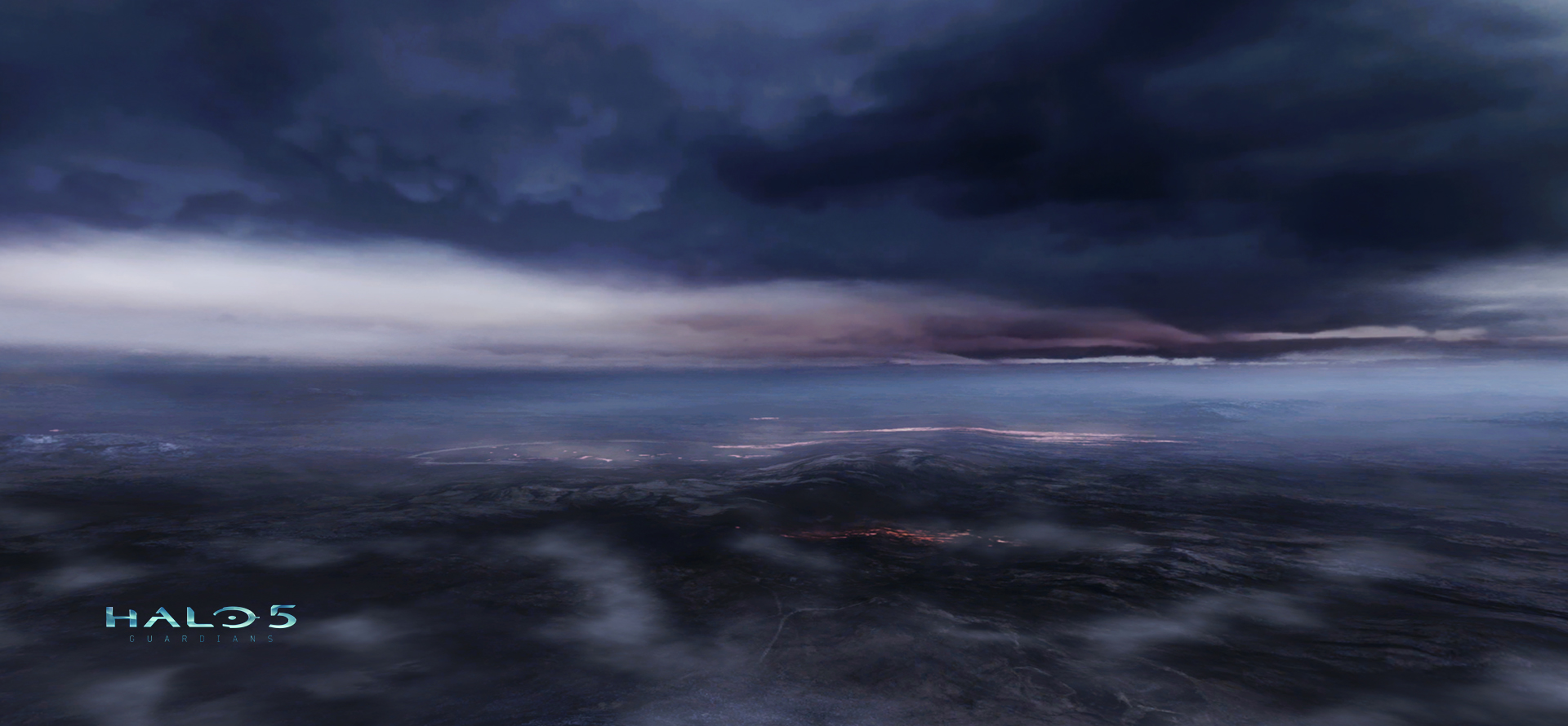  Matte Painting skybox texture, card geometry for clouds and lighting. 