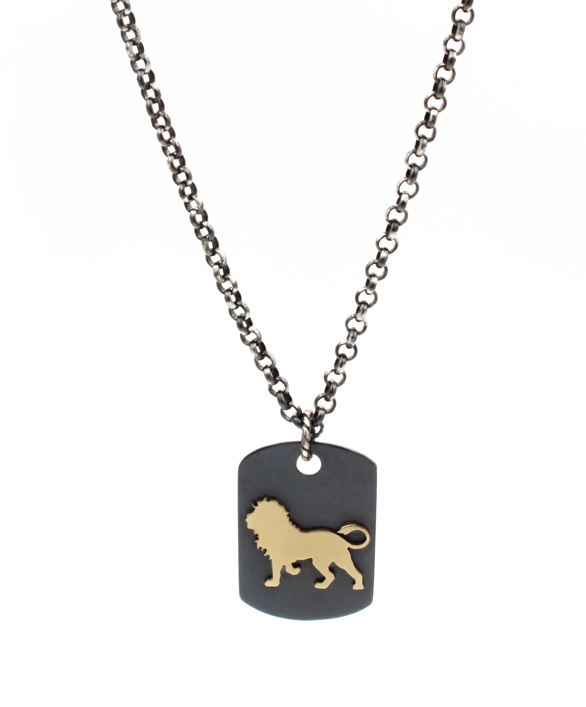 Lion Dog Tag Necklace.jpg