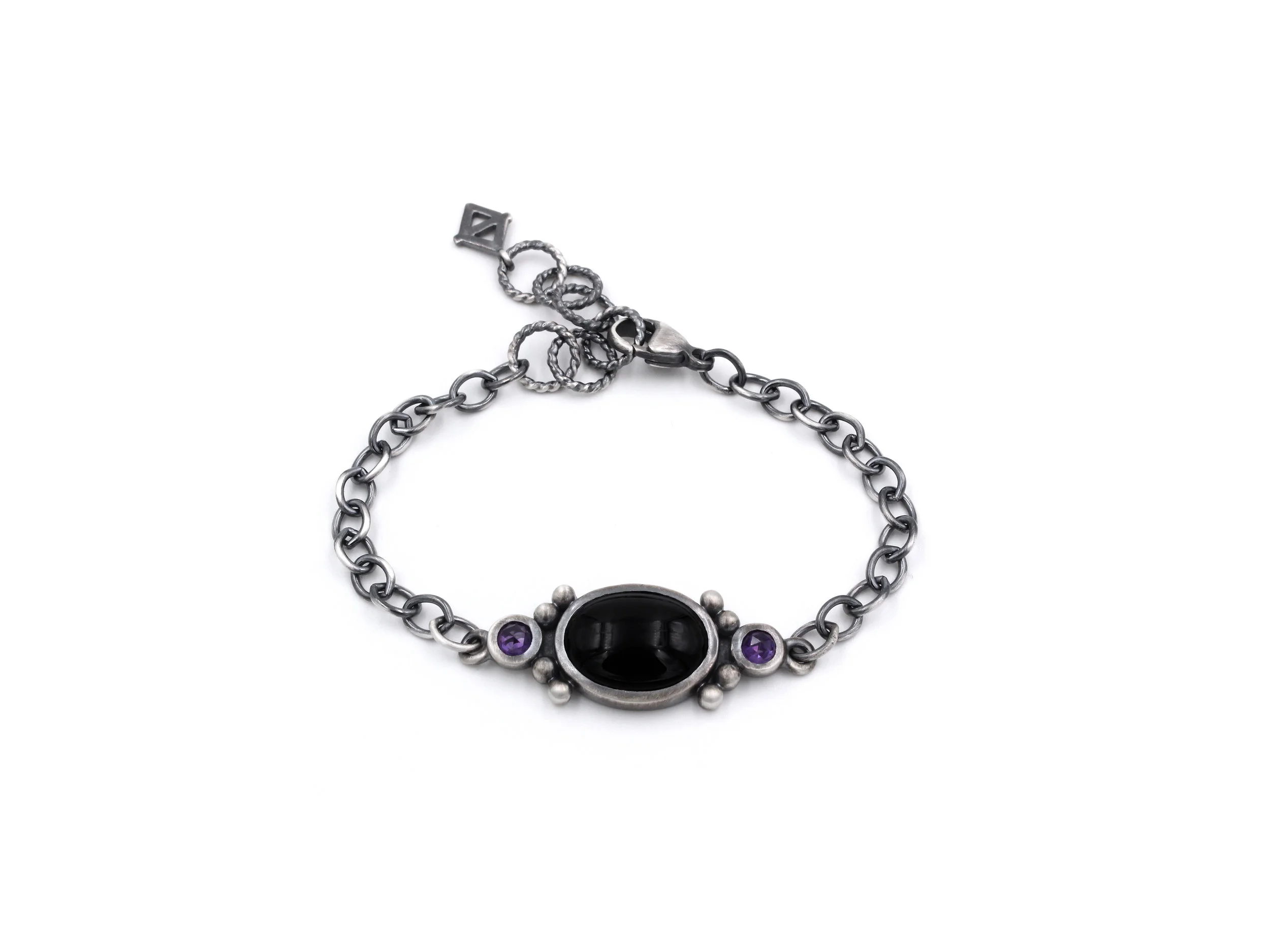 Onyx Amethyst Oval Bracelet.jpg