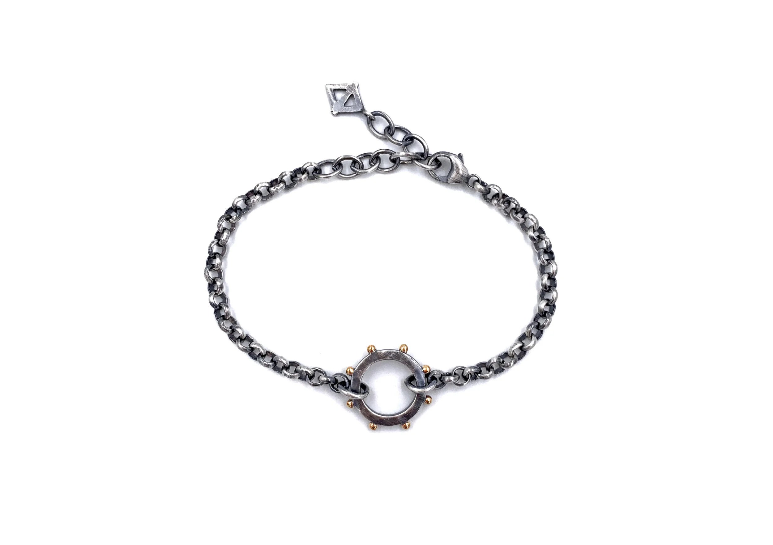 Circle Bracelet Two-Tone Studded.jpg