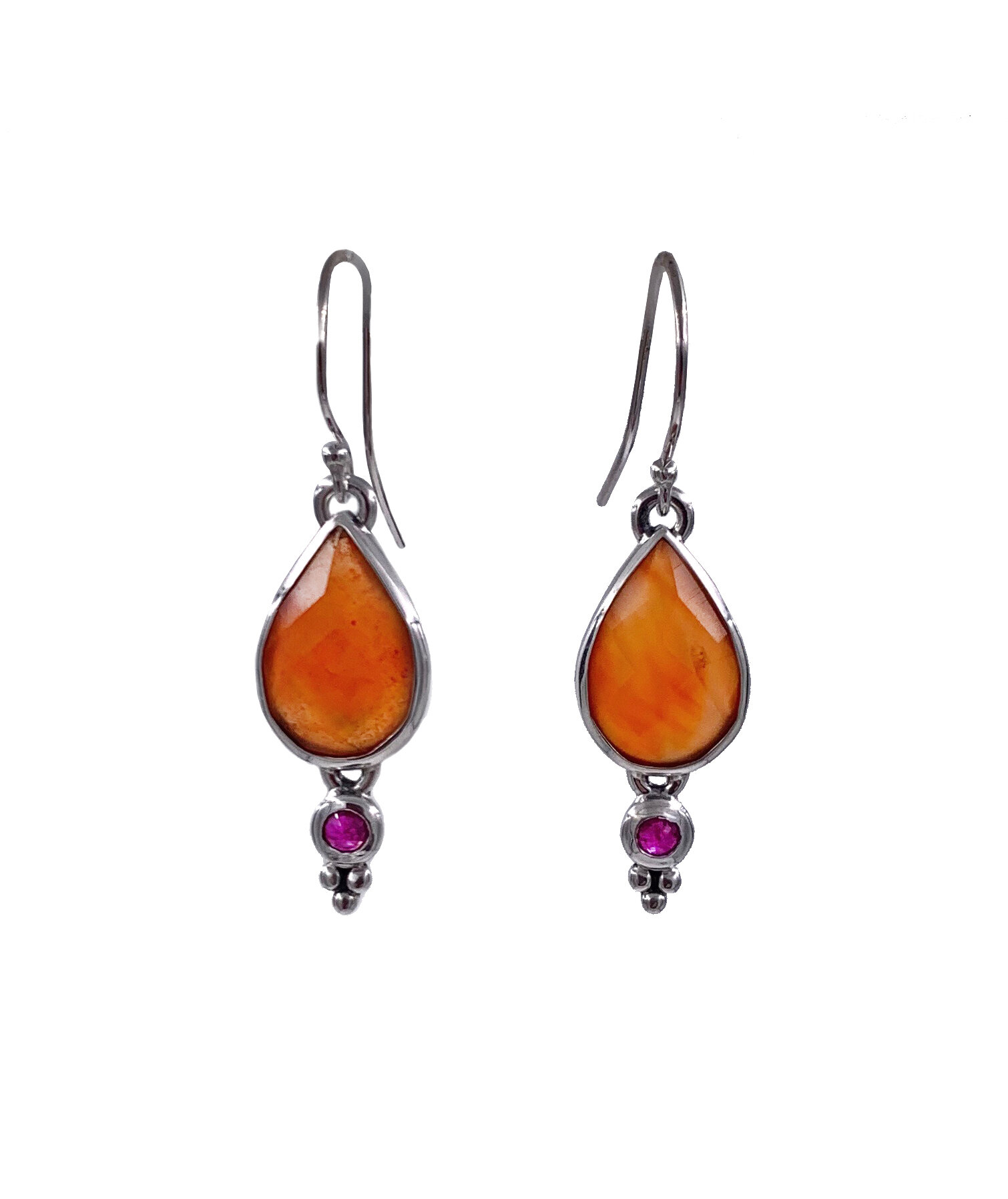 Carnelian and Ruby Teardrop Earrings.jpg