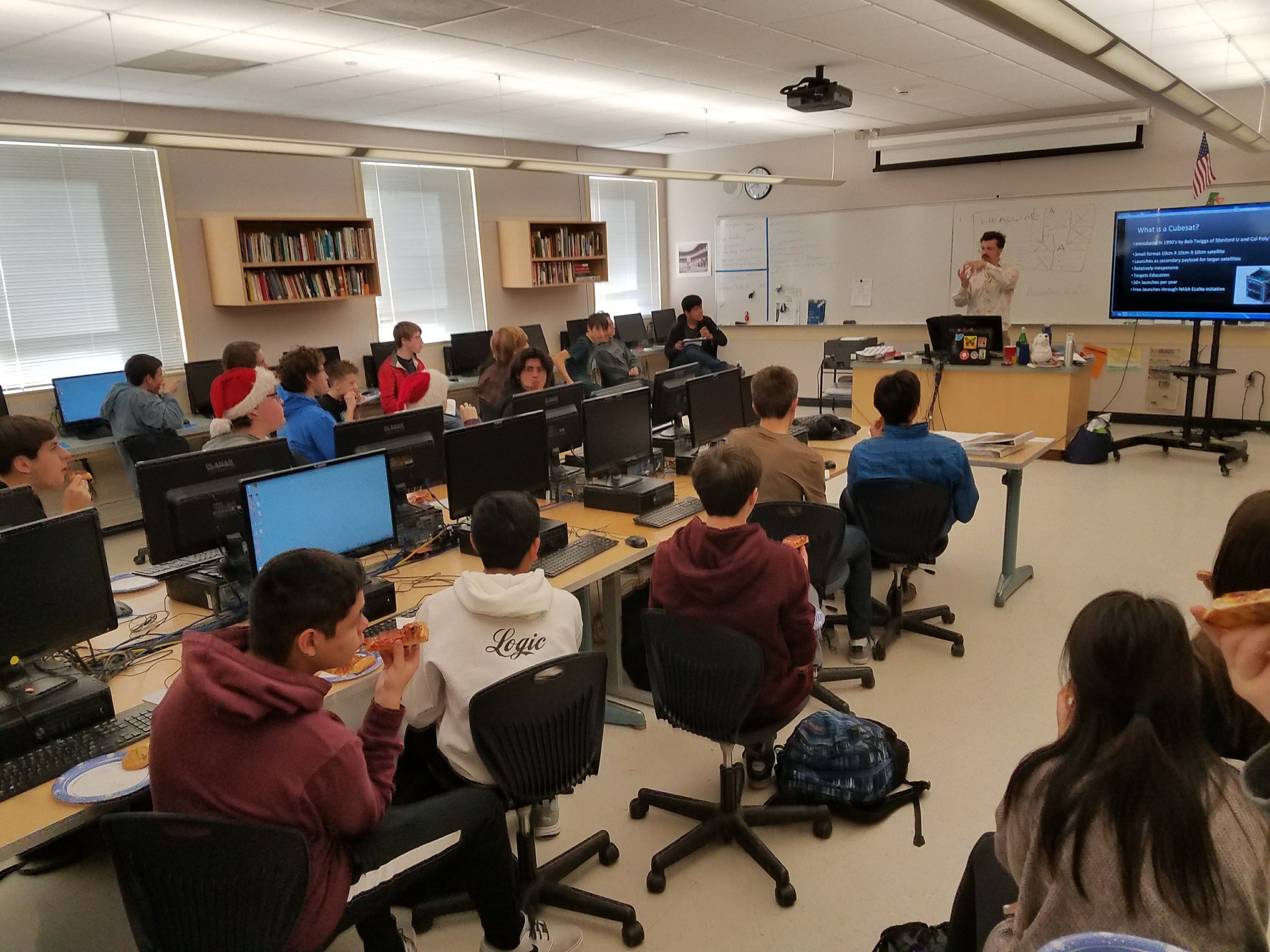  TL Students filled the room for Industry Insights Speaker: Evan J. Neumann, Orbiting Eden