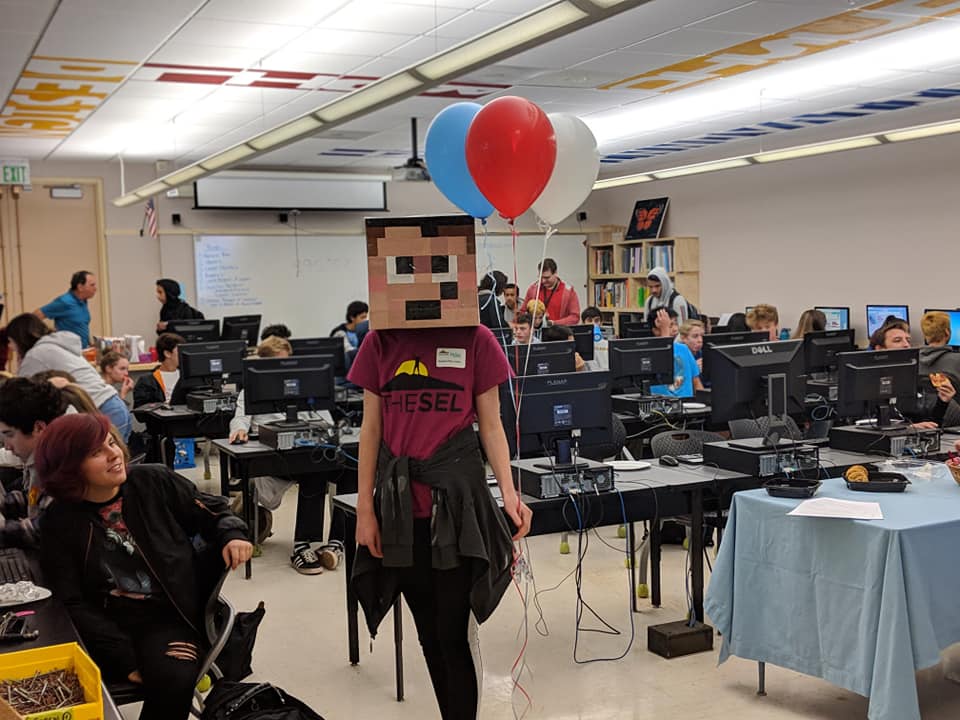 Minecraft Mascot for TL Innovation Lab's 4th Annual Lunch Hour of Code