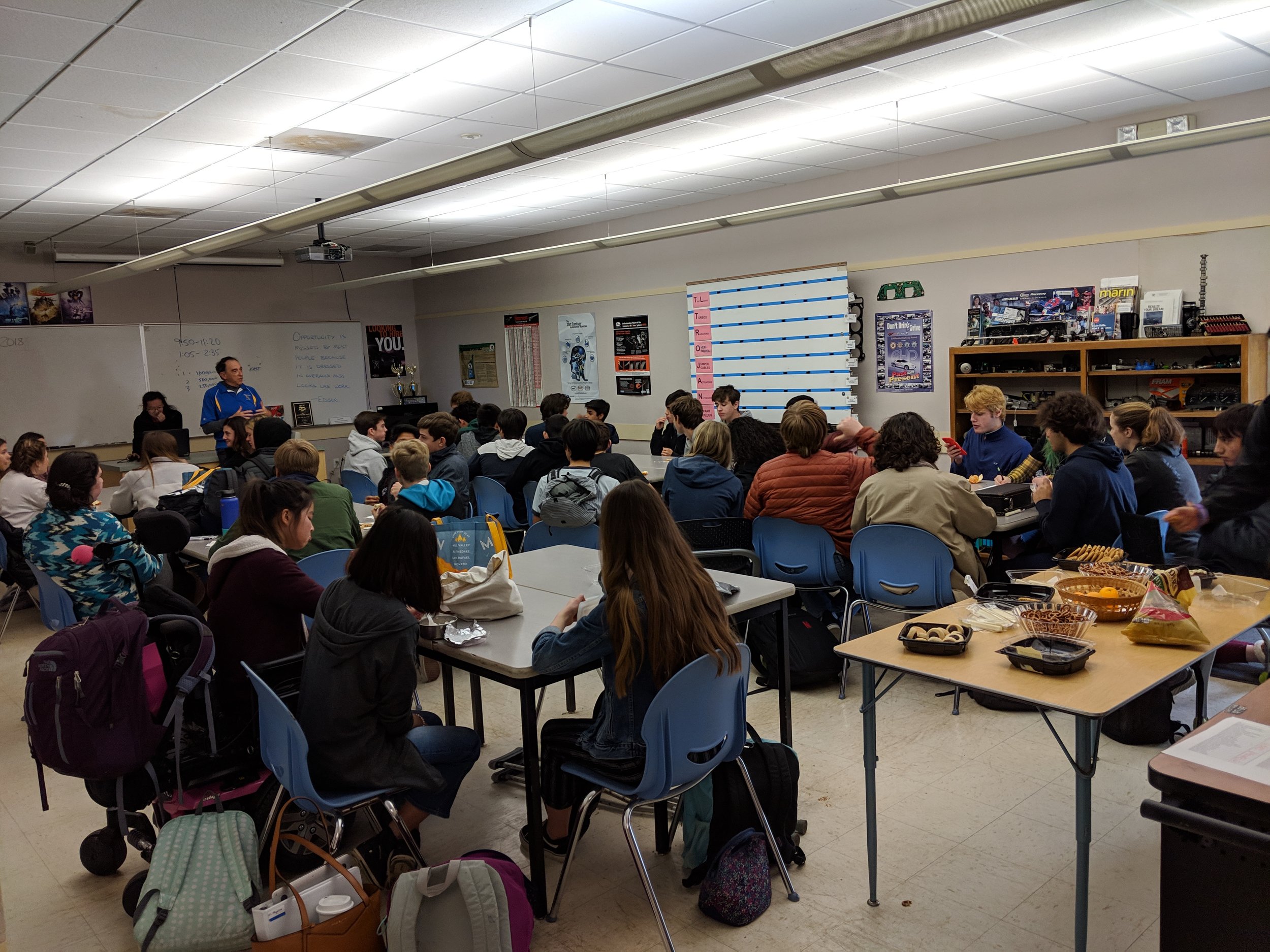 Demo Day for AP Computer Science A with Mr. Gustin