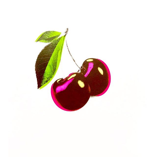 Warhol inspired cherries by moi #ilovedesigning #graphicdesigner #graphicdesign #andywarholinspiredart #designedbyme
