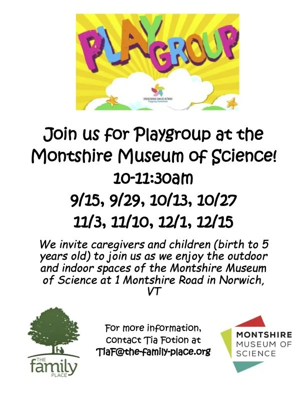 Looking for a local Upper Valley Playgroup? Check out thse times and locations