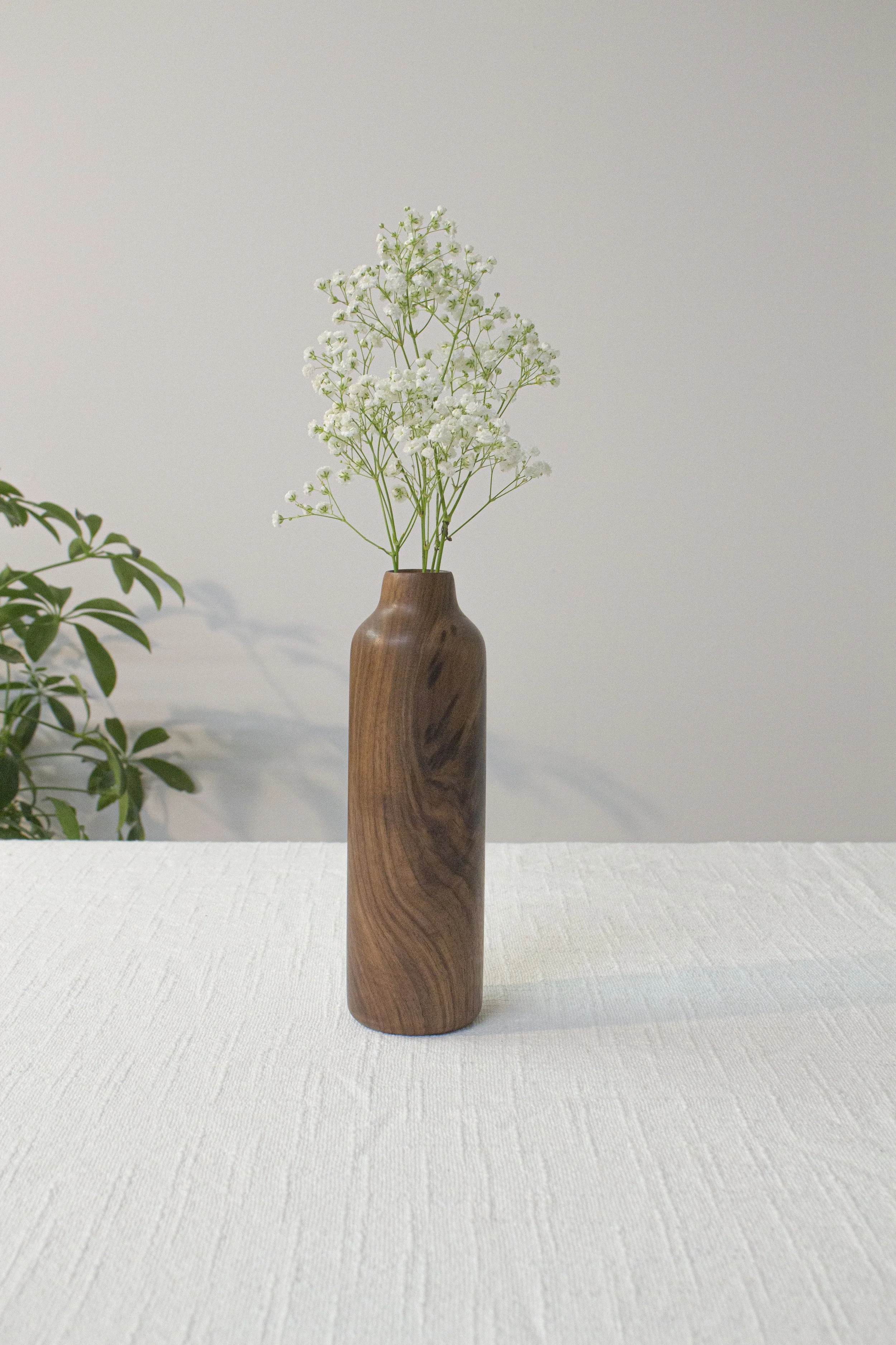 Walnut Bottle Vase
