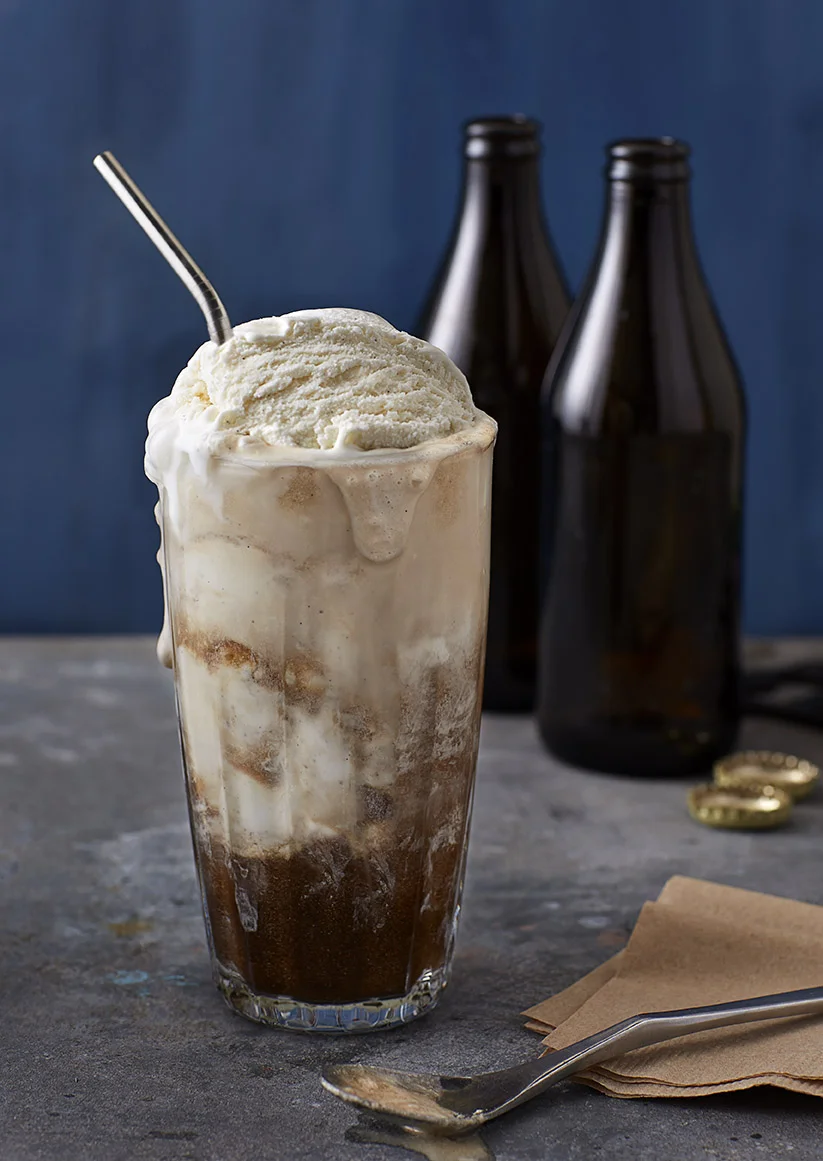 vanilla ice cream stout float