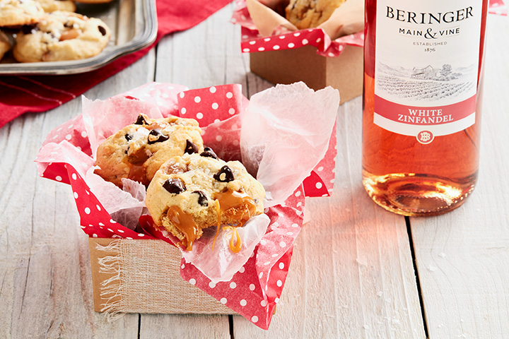 Chocolate Chip Caramel Cookies for Beringer