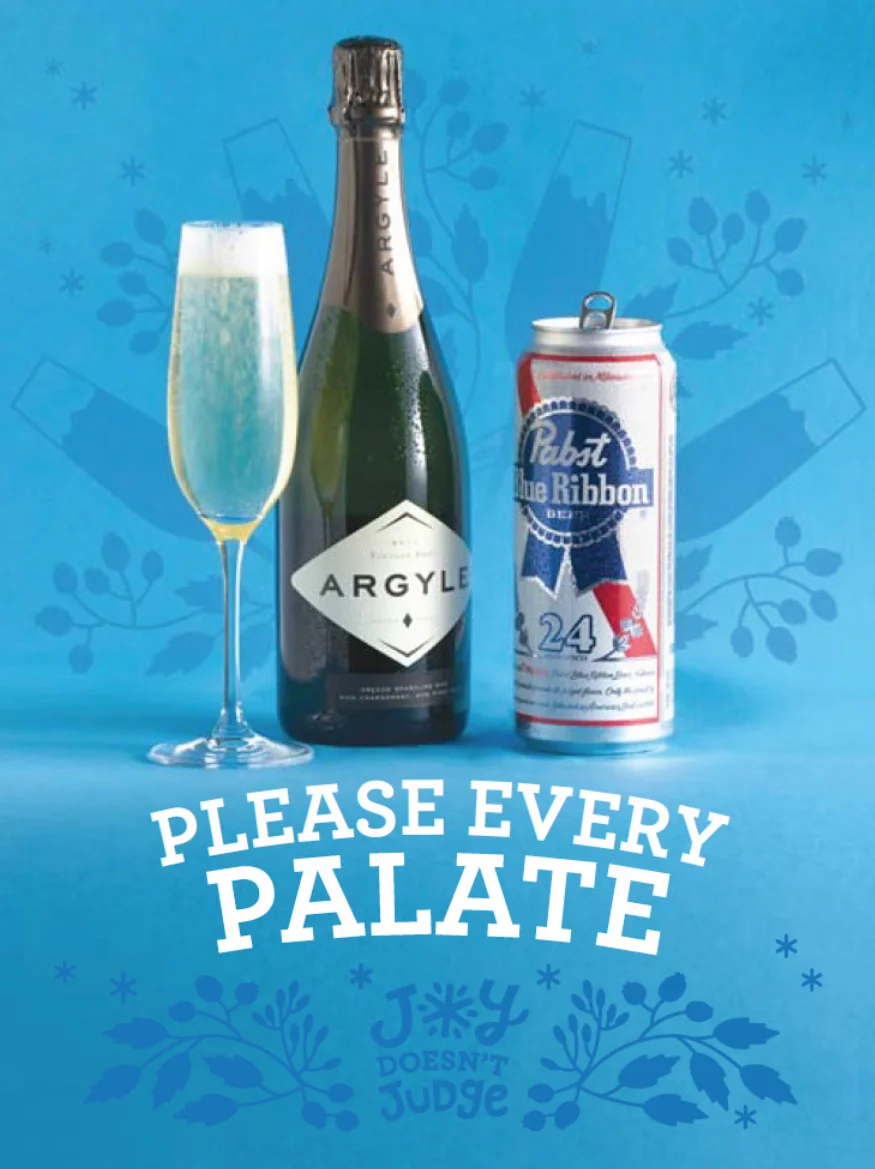 Sparkling Wine and Pabst Beer