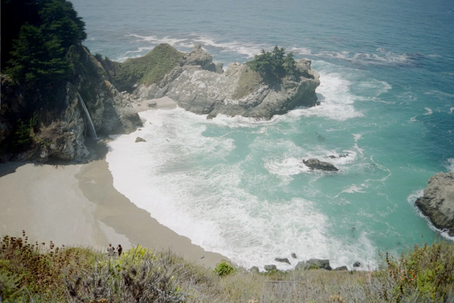 150 - Waterfall On Beach.JPG