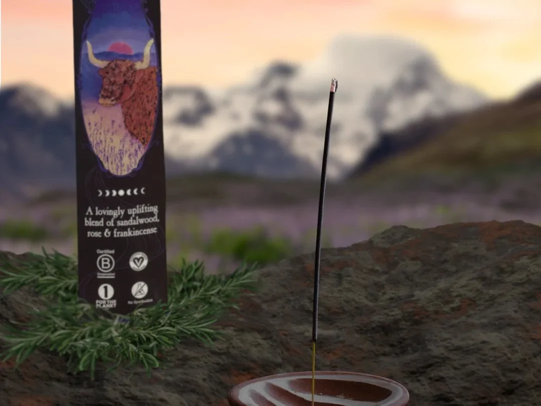 Lammas Incense: with All-Natural Sandalwood, Rose, & Frankincense Essential Oils