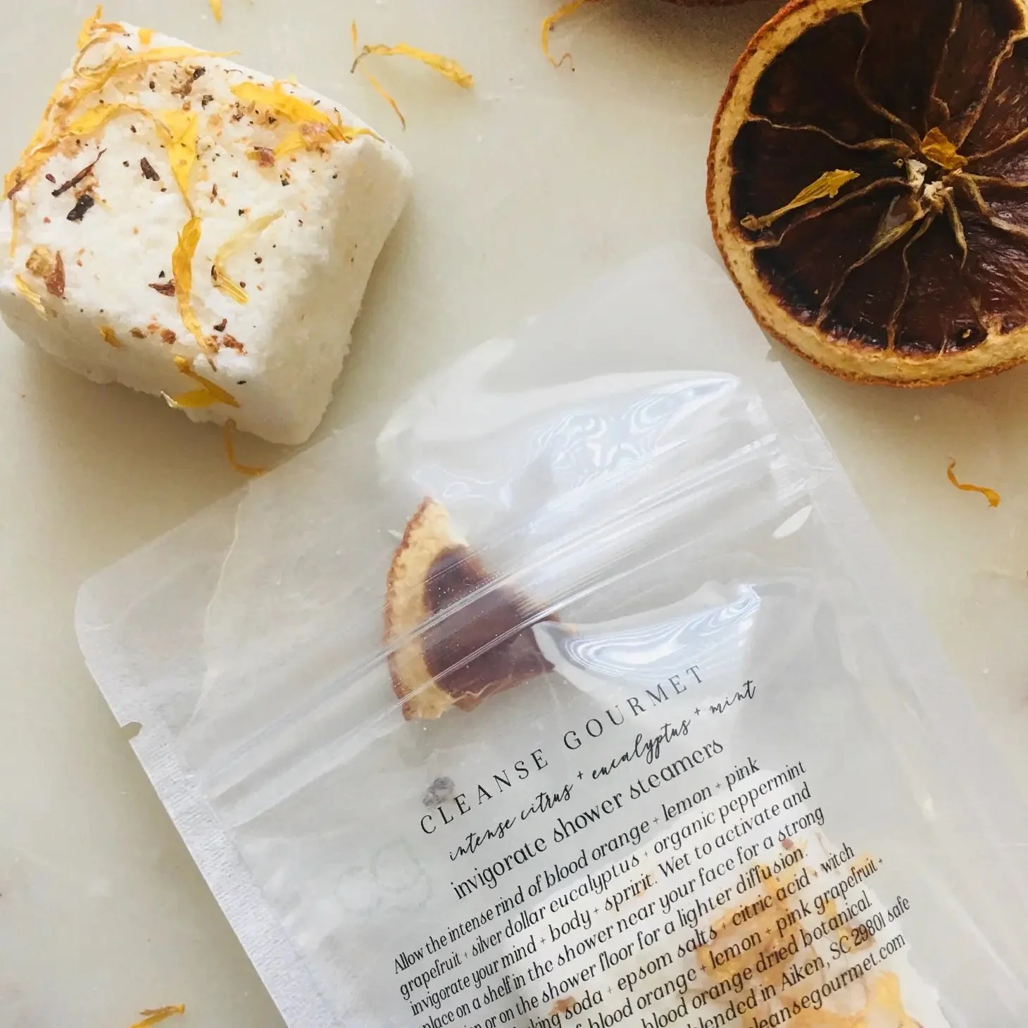 Organic Citrus Invigorate Shower Steamers