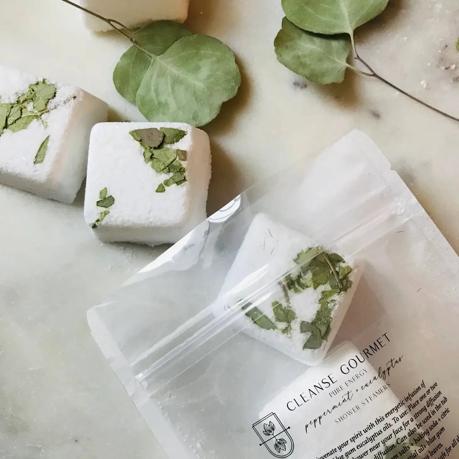 Pure Energy Eucalyptus + Peppermint Organic Shower Steamers