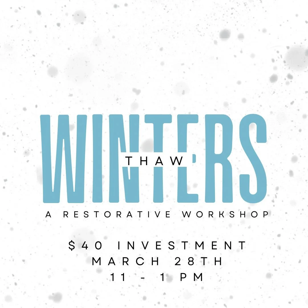 Winter&rsquo;s Thaw &ndash; A Restorative Workshop
Led by Laurie Patricco

Shake off the winter blues and welcome the fresh energy of spring.  Join us for a deeply nourishing restorative experience designed to help you release, reset, and renew. This