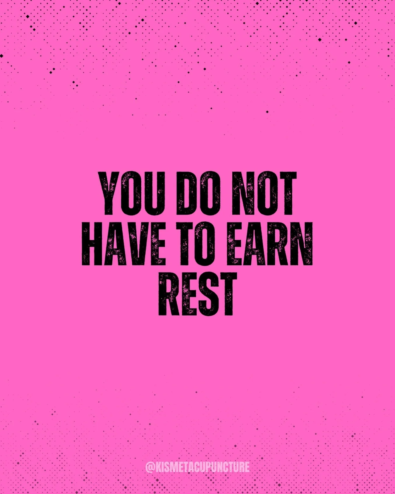 So many of us wait until we&rsquo;re completely drained before we allow ourselves to rest.

But rest isn&rsquo;t something you have to earn.

Taking care of your nervous system, your energy, and your body is part of living well.

Acupuncture creates 