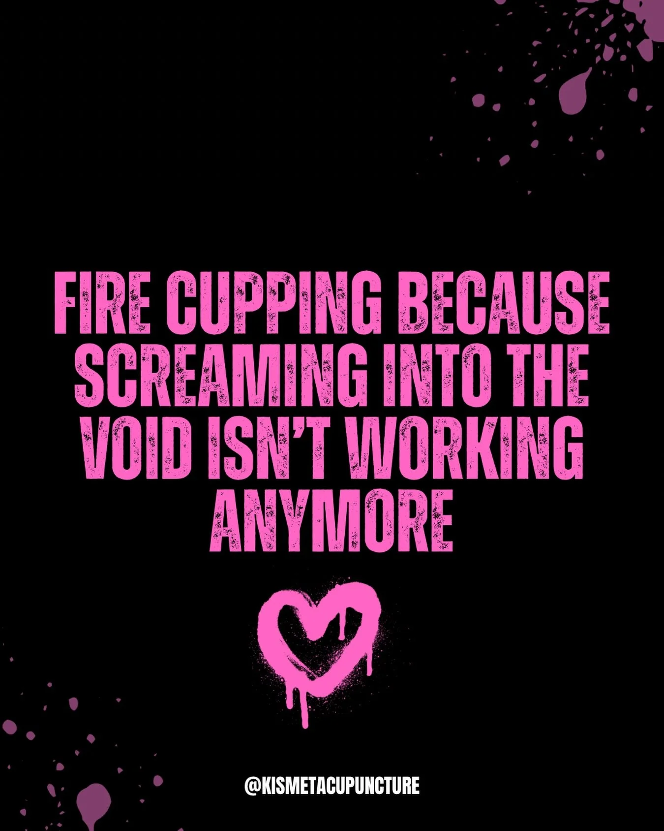 this is your sign to stop pushing through it and actually do something about it